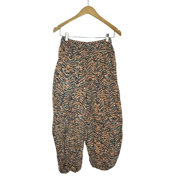 FLASH SALE NWOT Free People Movement Zephyr Patterned Parachute Balloon Pants s - Picture 3 of 14